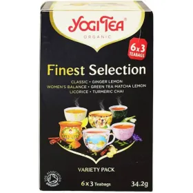 Yogi Tea Finest Selection Βιολογικό Μείγμα Βοτάνων 18 Φακελάκια