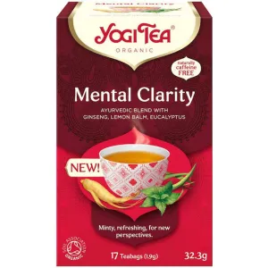Yogi Tea Mental Clarity Βιολογικό Μείγμα Βοτάνων 17 Φακελάκια