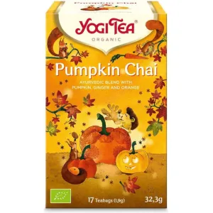 Yogi Tea Pumpkin Chai Βιολογικό Μείγμα Βοτάνων 17 Φακελάκια