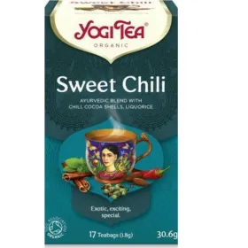Yogi Tea Sweet Chili Βιολογικό Μείγμα Βοτάνων 17 φακελάκια