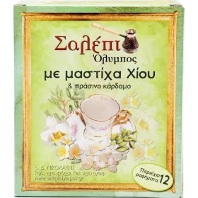  Όλυμπος Σαλέπι με Μαστίχα Χίου και Πράσινο Κάρδαμο 12 Φακελάκια 156gr