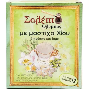  Όλυμπος Σαλέπι με Μαστίχα Χίου και Πράσινο Κάρδαμο 12 Φακελάκια 156gr