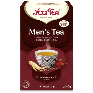 Yogi Tea Men's Tea Βιολογικό Μείγμα Βοτάνων 17 Φακελάκια