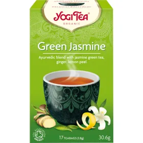 Yogi Tea Green Jasmine  Βιολογικό Μείγμα Βοτάνων 17 Φακελάκια