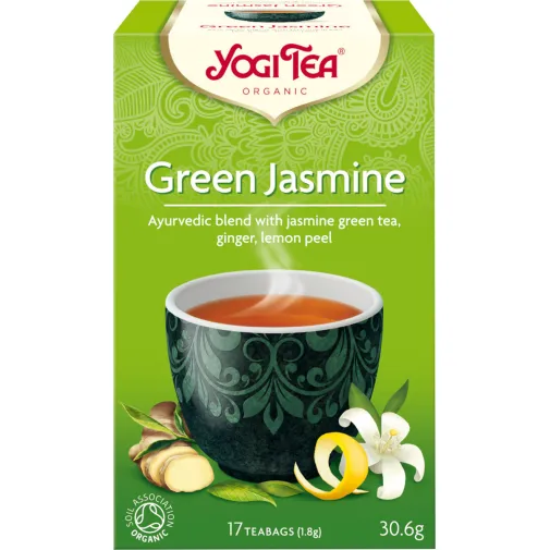 Yogi Tea Green Jasmine  Βιολογικό Μείγμα Βοτάνων 17 Φακελάκια