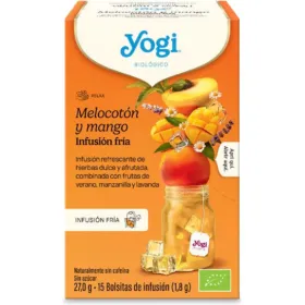 Yogi Tea Cold Brew Ροδάκινο και Μάνγκο 27g (15 Φακελάκια)