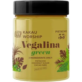 Kakau Worship Βιολογική Vegalina Green Pistachio 68% 200gr