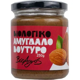 Αμυγδαλοβούτυρο Ολικής Άλεσης Χωρίς Αλάτι 250γρ Βιο Αγρός 