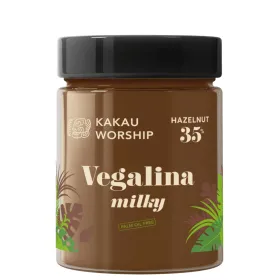 Βιολογική Πραλίνα Vegalina Milky 350gr Kakau Worship 