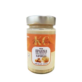 Πραλίνα Λευκή με Καραμέλα Χωρίς Ζάχαρη 250gr