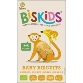 Belkorn BisKids με Γεύση Μπανάνα Χωρίς Ζάχαρη 120gr για 6+ μηνών