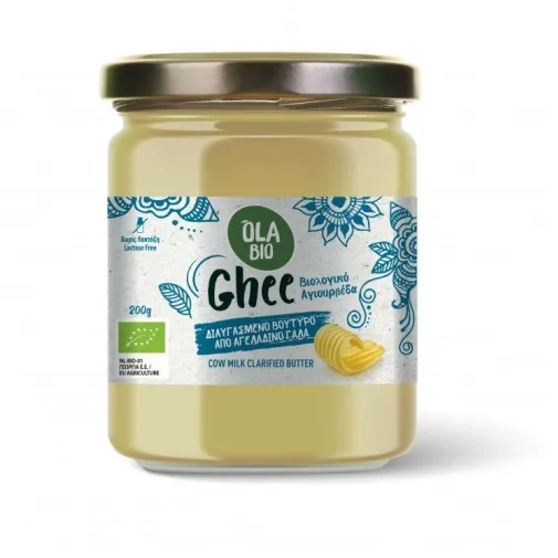 Βιολογικό Αγελαδινό Βούτυρο Ghee Ola Bio 200g