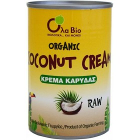 Βιολογική Κρέμα Καρύδας 400ml Όλα Bio 