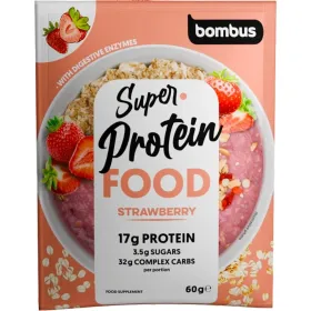 Super Protein Porridge Strawberry 60g Bombus