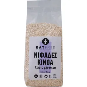 Βιολογικές Νιφάδες Κινόα Χωρίς Γλουτένη 300g Eat Free