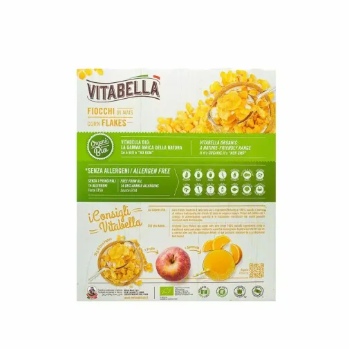 Vitabella Νιφάδες Καλαμποκιού Χωρίς Γλουτένη 225g Bio