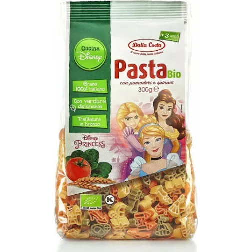 Βιολογικά Παιδικά Ζυμαρικά Disney Princess 300g Όλα Bio