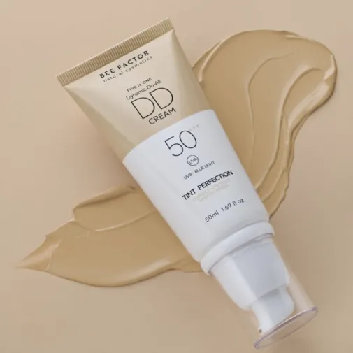  Bee Factor Five In One DD 01 Ενυδατική και Αντιγηραντική Κρέμα Προσώπου Ημέρας με SPF50 με Υαλουρονικό Οξύ 50m