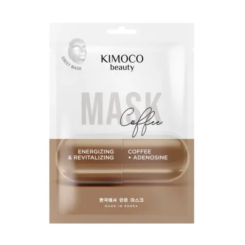 KIMOCO Beauty Αναζωογονητική Μάσκα Προσώπου με Εκχύλισμα Κόκκων Καφέ και Αδενοσίνης 23ml