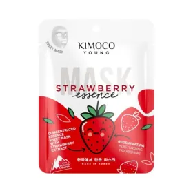 KIMOCO Young Αναζωογονητική Μάσκα Προσώπου με Εκχύλισμα Φράουλας και Glacial Water 25ml