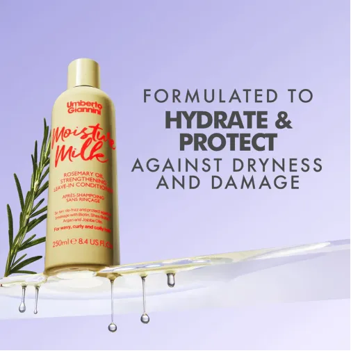 Umberto Giannini Strong Curls Moisture Milk Rosemary Oil Leave-In Conditioner 250ml