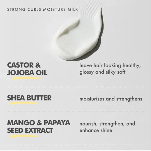 Umberto Giannini Strong Curls Moisture Milk Rosemary Oil Leave-In Conditioner 250ml