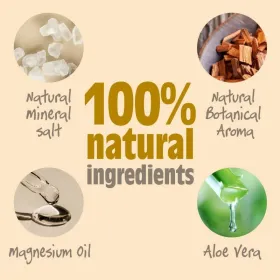 Salt of the Earth Amber και Sandalwood Φυσικό Αποσμητικό σε Spray Χωρίς Αλουμίνιο 100ml
