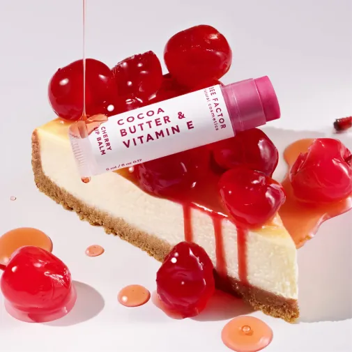 Lip Balm Cherry με Βούτυρο Κακαό και Βιταμίνη Ε Bee Factor