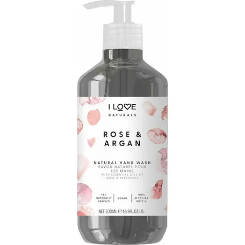 I Love Naturals Rose and Argan Hand Wash 500ml
