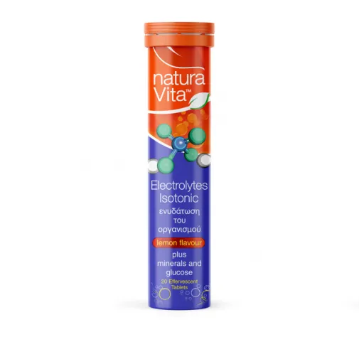 Electrolytes Isotonic plus Minerals and Glucose 20 Αναβράζοντα Δισκία