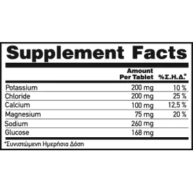Electrolytes Isotonic plus Minerals and Glucose 20 Αναβράζοντα Δισκία