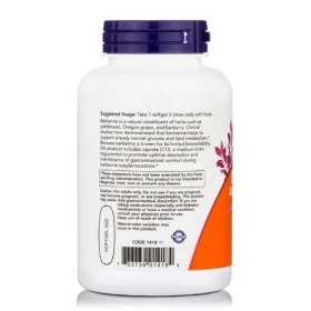 Now Foods Berberine Glucose Metabolism Support 400mg 90 Softgels