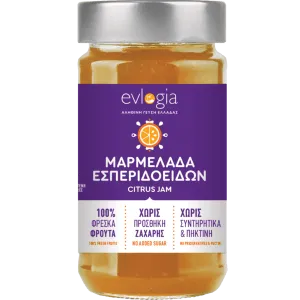 Χειροποίητη Μαρμελάδα Εσπεριδοειδή 280g Evlogia