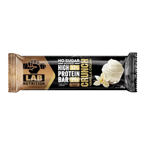 Μπάρα Πρωτεΐνης Lab Nutrition Vanilla Creamμε 33% Πρωτεΐνη 65gr