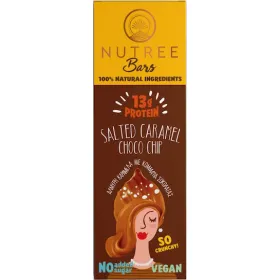 Nutree Crunch Μπάρα με 13gr Πρωτεΐνης και Γεύση Salted Caramel Choco Chip 50gr