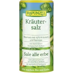 Βιολογικό Θαλασσινό Αλάτι με Βότανα 125g Rapunzel