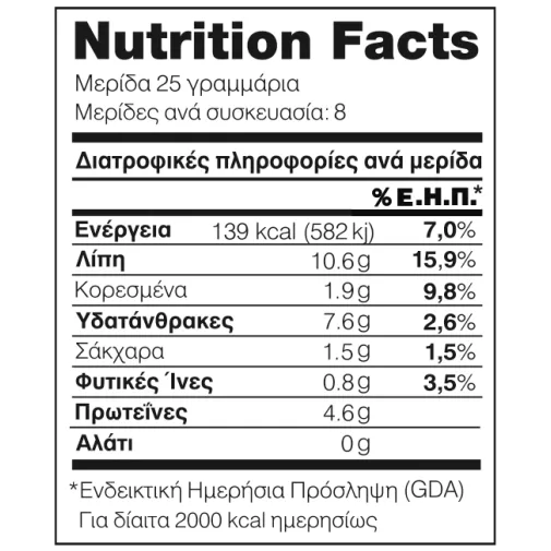 Κάσιους Ωμό Χωρίς Γλουτένη 200gr Natura Vita