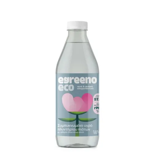Egreeno Eco Συμπυκνωμένο Υγρό Πλυντηρίου Πιάτων με αιθέριο έλαιο κουμ κουάτ 1L (45 πλύσεις)