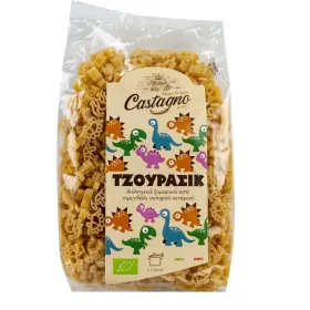 Παιδικά Ζυμαρικά Δεινοσαυράκια Bio 500g Castagno