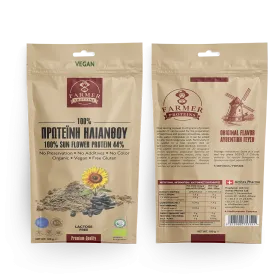 Farmer Proteins Πρωτεΐνη Ηλίανθου Χωρίς Γλουτένη 100gr