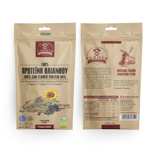 Farmer Proteins Πρωτεΐνη Ηλίανθου Χωρίς Γλουτένη 100gr