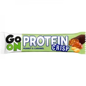 Go On Nutrition Protein Crisp Μπάρα με 20% Πρωτεΐνη και Γεύση Peanut Caramel 50gr