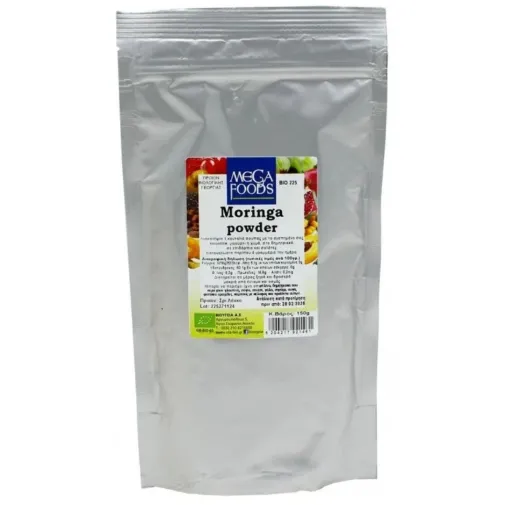  Mega Foods Μορίνγκα Βιολογική σε Σκόνη 150γρ  Organic Moringa Powder ola bio