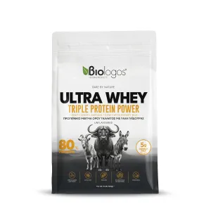 Βιολόγος Ultra Whey Triple Protein 80% με Γάλα Γαϊδούρας 500g 