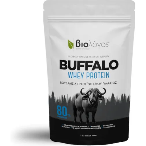 Βιολόγος Buffalo Whey 80% Βιολογική Πρωτεΐνη Ορού Γάλακτος 500gr