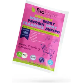 Βιολόγος Organic Whey Berry Protein 78% Χωρίς Γλουτένη 12x25g 