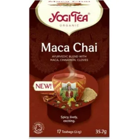 Yogi Tea Maca Chai Βιολογικό Μείγμα Βοτάνων 17 φακελάκια