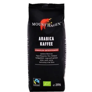 Mount Hagen Βιολογικός  Καφές Φίλτρου Decaffeine Arabica 250gr