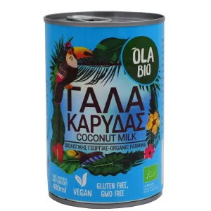 Βιολογικό Γάλα Καρύδας 400ml Όλα Bio