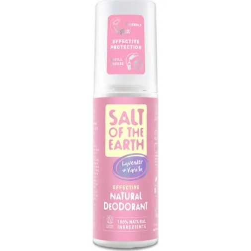 Salt of the Earth Lavender και Vanilla Φυσικό Αποσμητικό σε Spray Χωρίς Αλουμίνιο 100ml